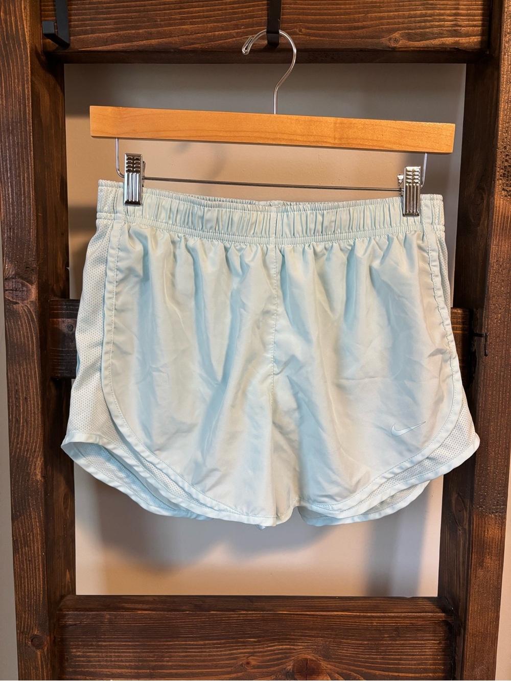 Nike Women’s Light Blue Running Shorts ~ Medium